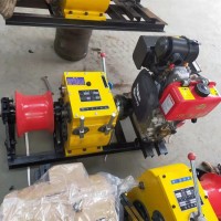 皮帶傳動電纜放線卷揚機 汽油軸傳動絞磨